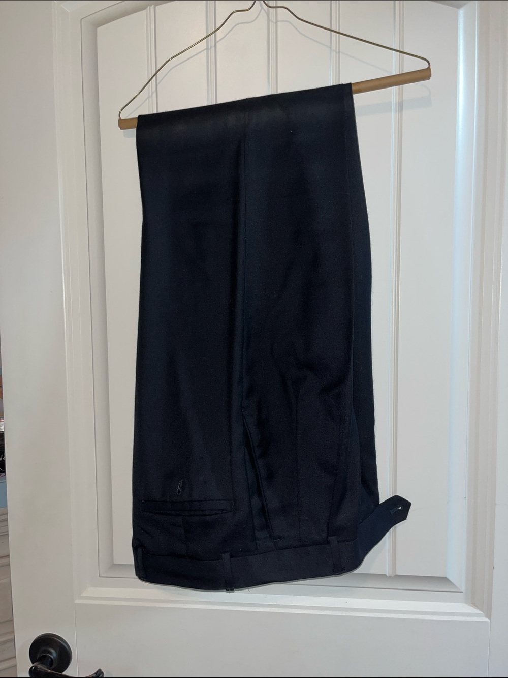 Classic Dark Navy Men's Dress Pants - Tailored Formal Trousers